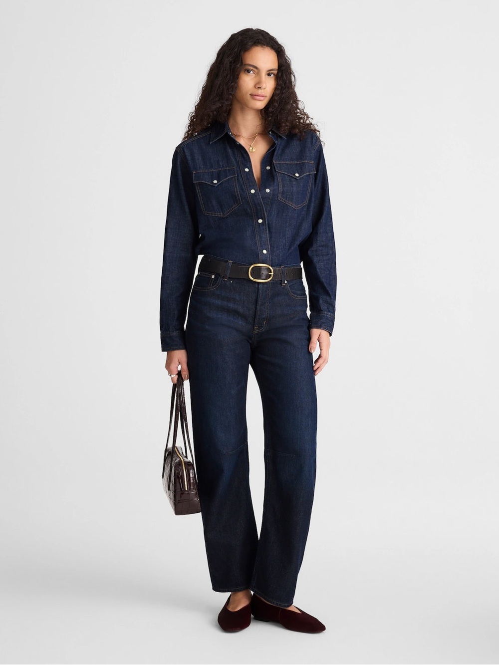Madewell darted barrel Jean in softdrape - 29 tall